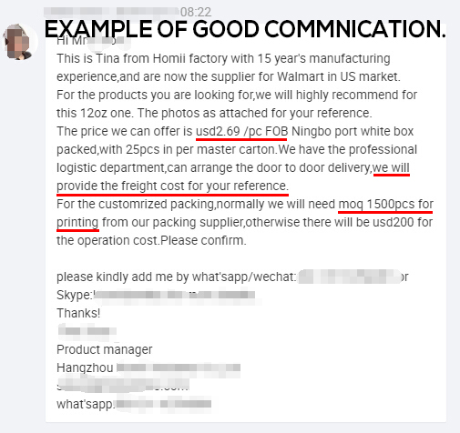 Exemple de bon courriel de réponse